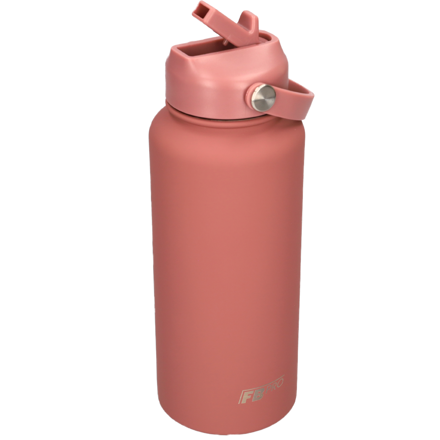 Thermos waterfles 1 liter - Isolerende Waterfles met Draaibare Drinktuit - Redwood