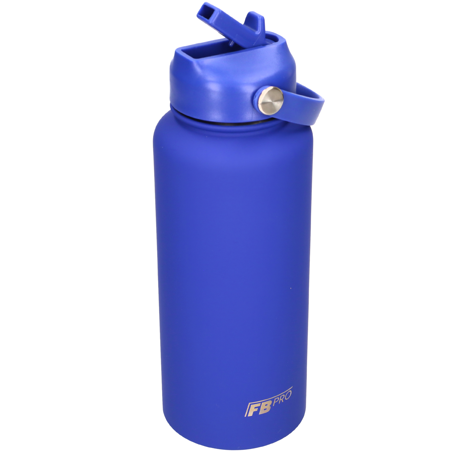 Thermos waterfles 1 liter - Isolerende Waterfles met Draaibare Drinktuit - Sapphire Blue