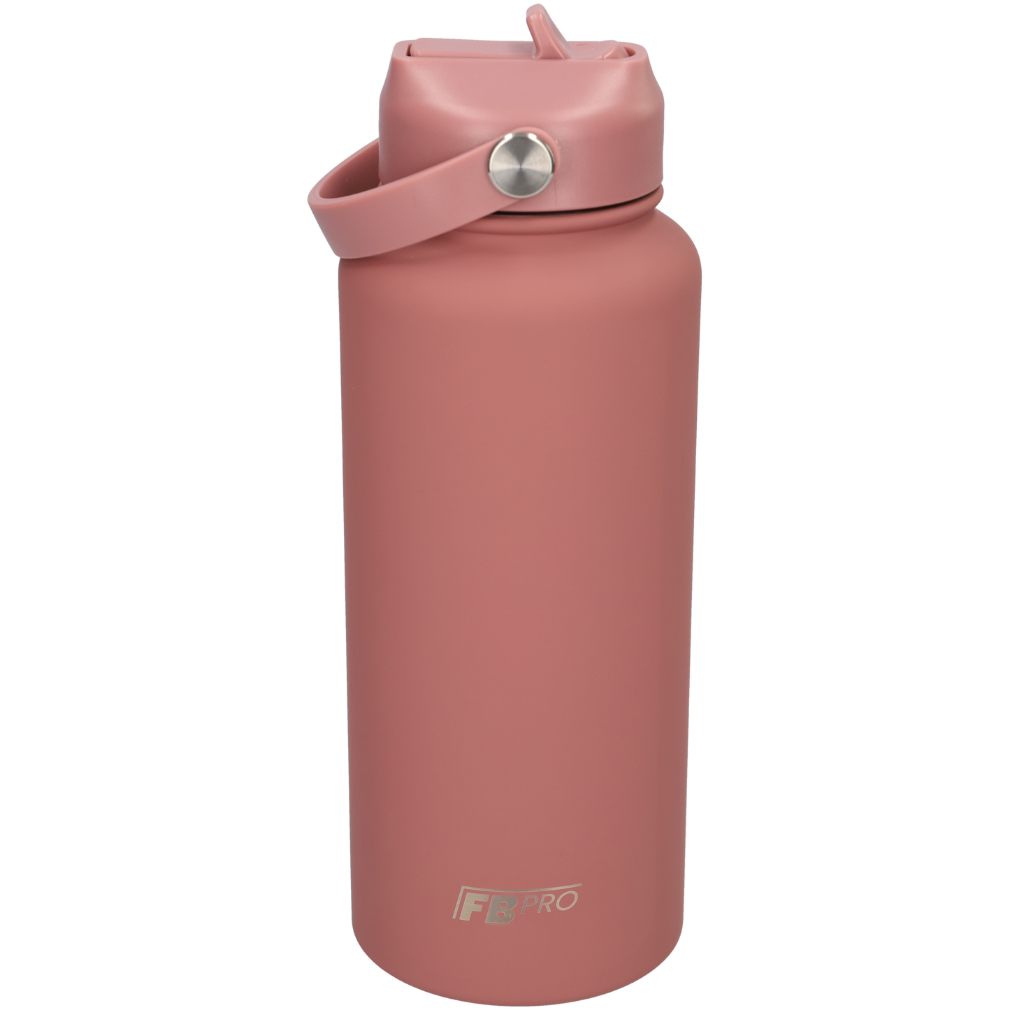 Thermos waterfles 1 liter - Isolerende Waterfles met Draaibare Drinktuit - Redwood