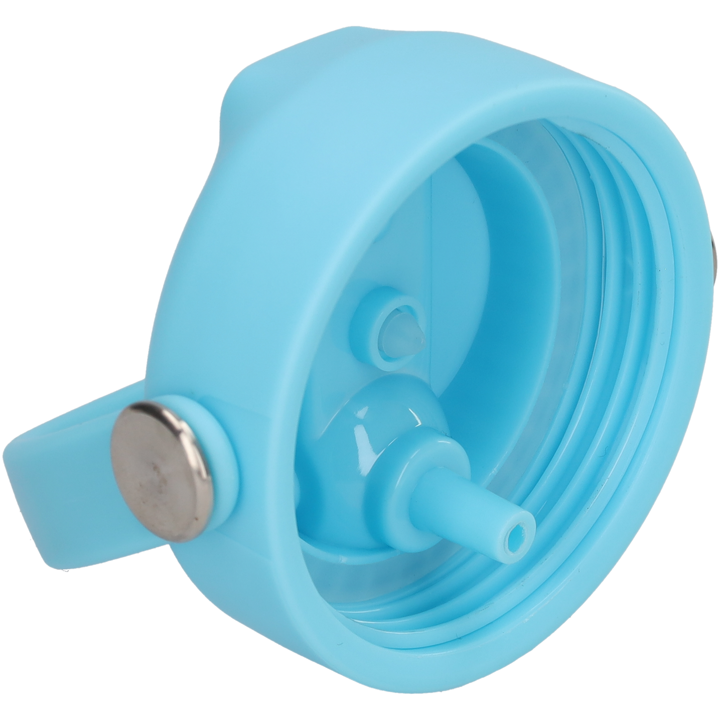 Thermos waterfles 1 liter - Isolerende Waterfles met Draaibare Drinktuit - Cyan