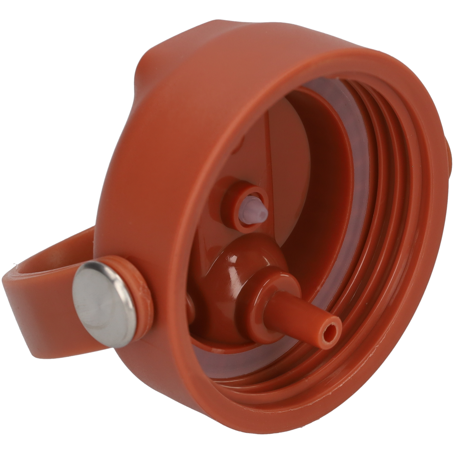Thermos waterfles 1 liter - Isolerende Waterfles met Draaibare Drinktuit - Brick Red
