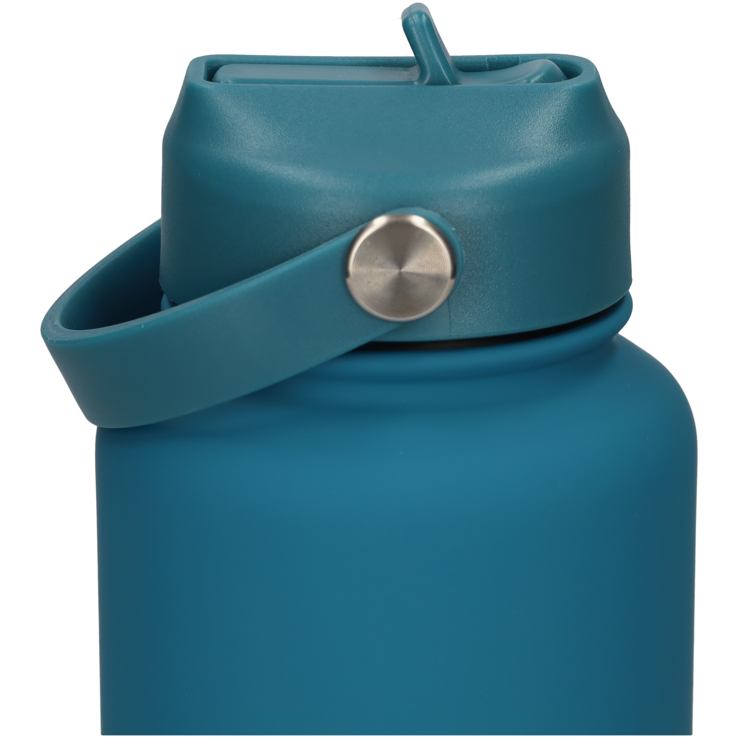 Thermos waterfles 1 liter - Isolerende Waterfles met Draaibare Drinktuit - Turquoise - Zee Blauw