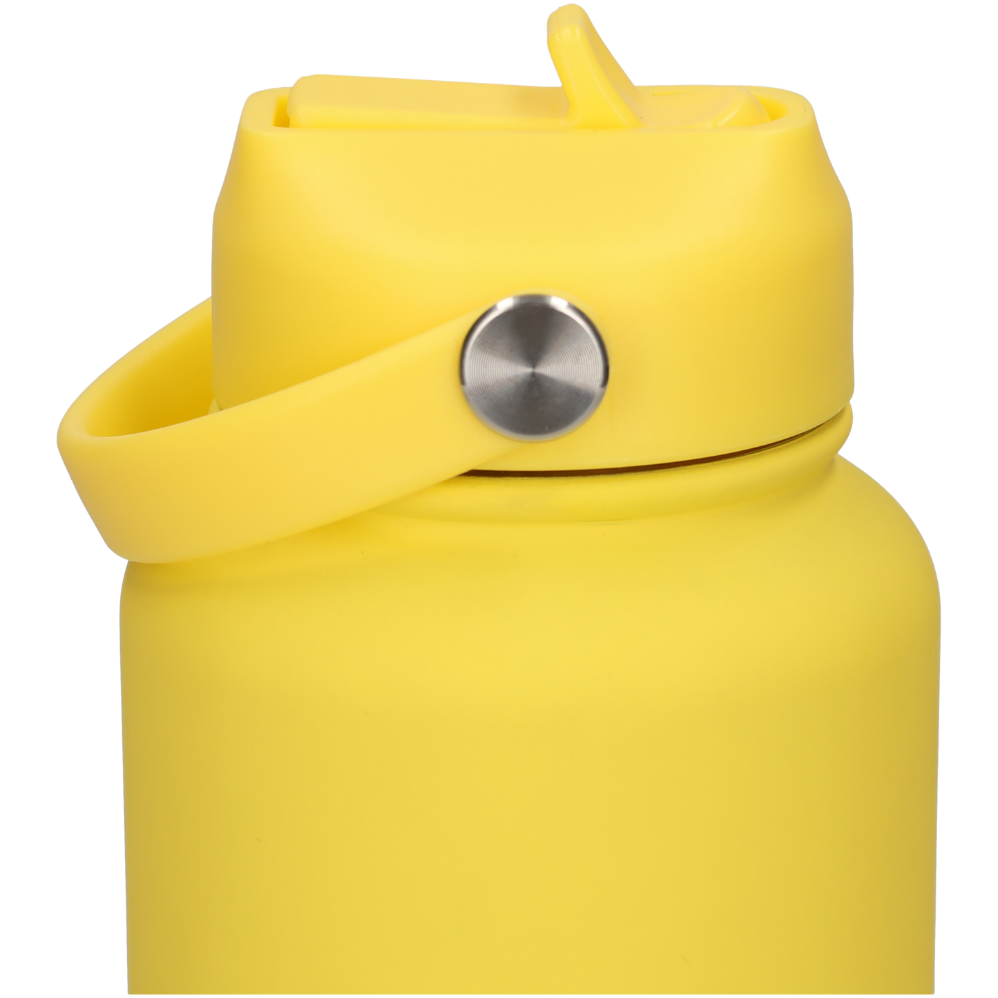 Thermos waterfles 1 liter - Isolerende Waterfles met Draaibare Drinktuit - 1 liter inhoud - Lemon Yellow