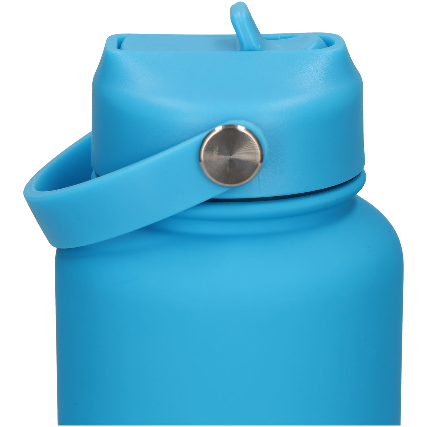Thermos waterfles 1 liter - Isolerende Waterfles met Draaibare Drinktuit - Sea Blue - Zee Blauw