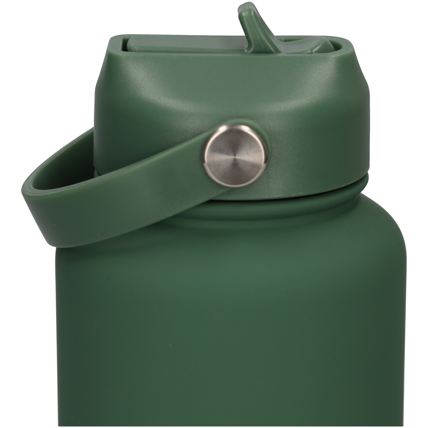 Thermos waterfles 1 liter - Isolerende Waterfles / Thermosfles met Draaibare Drinktuit - Moss Green - Donkergroen - Groen
