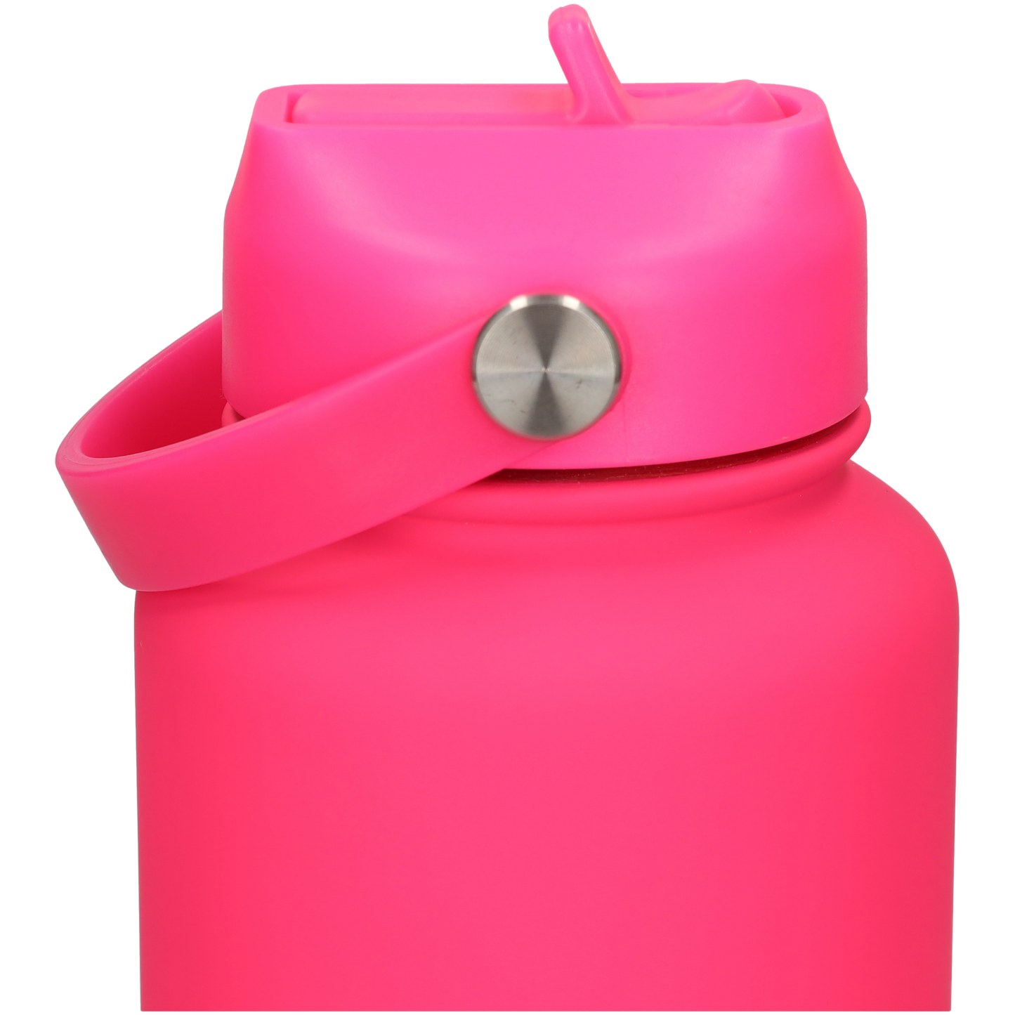 Thermos waterfles 1 liter - Isolerende Waterfles met Draaibare Drinktuit - Hot Pink
