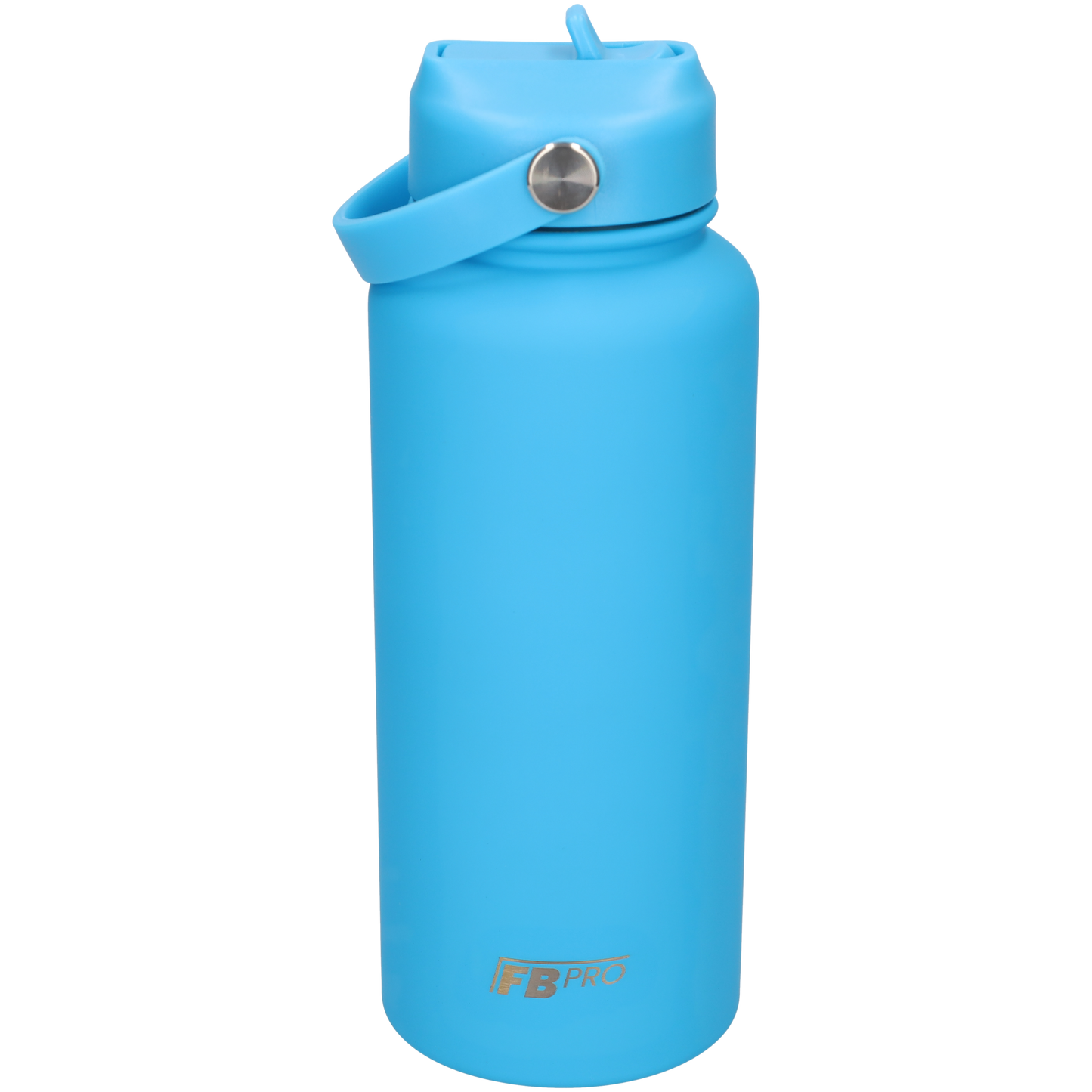Thermos waterfles 1 liter - Isolerende Waterfles met Draaibare Drinktuit - Sea Blue - Zee Blauw