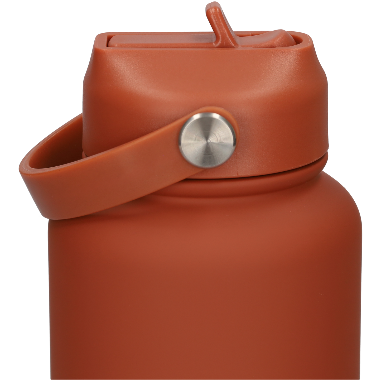 Thermos waterfles 1 liter - Isolerende Waterfles met Draaibare Drinktuit - Brick Red