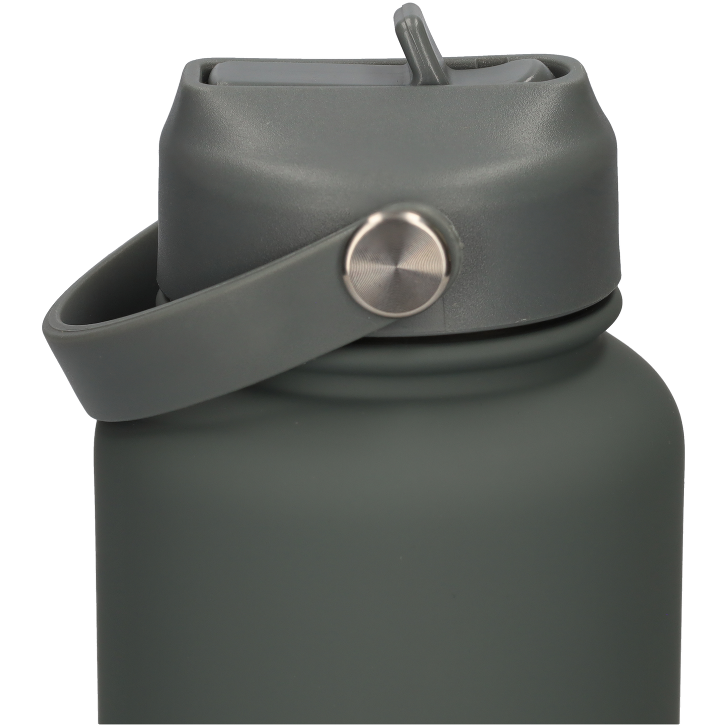 Thermos waterfles 1 liter - Isolerende Waterfles met Draaibare Drinktuit - Grey - Grijs