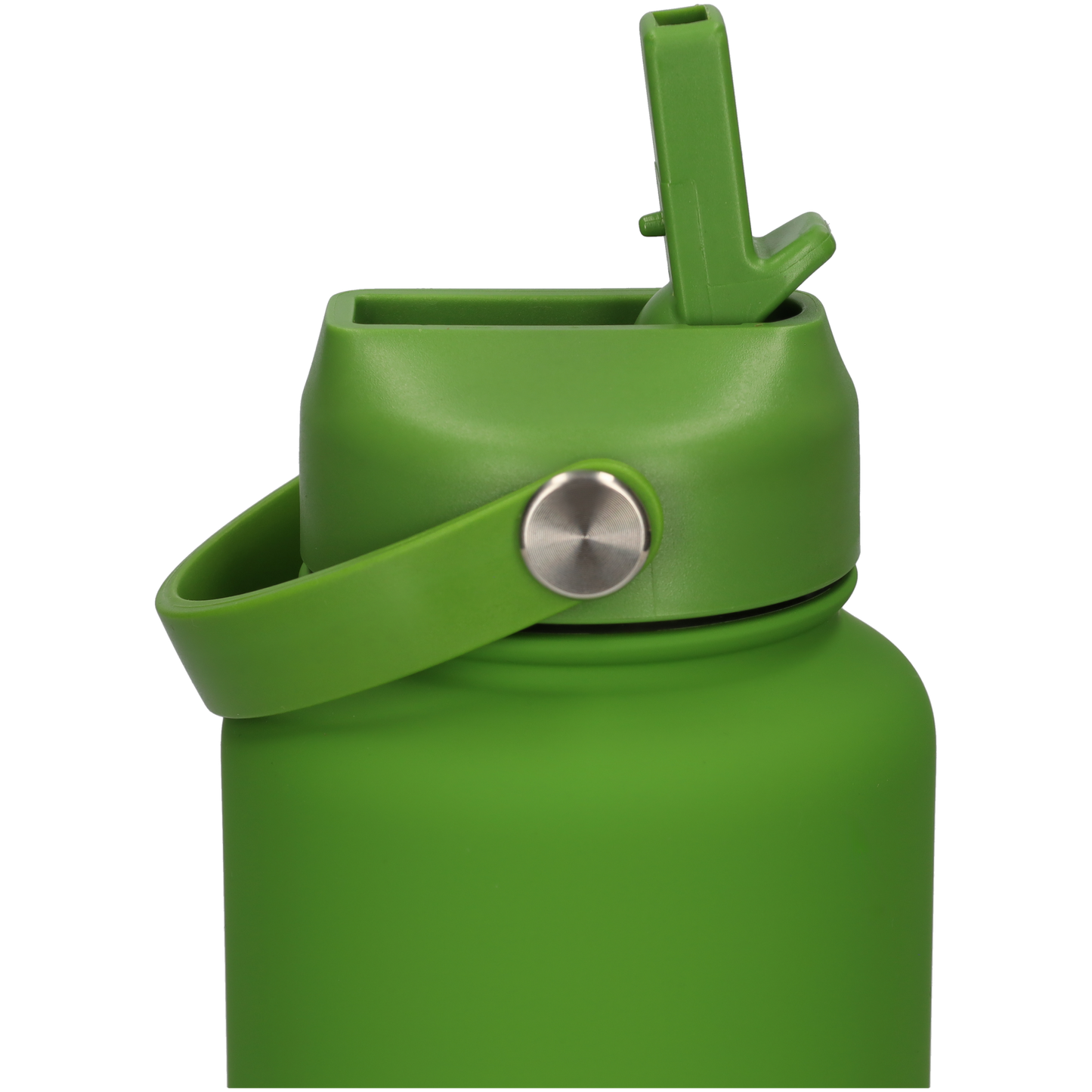 Thermos waterfles 1 liter - Isolerende Waterfles met Draaibare Drinktuit - Leaf green