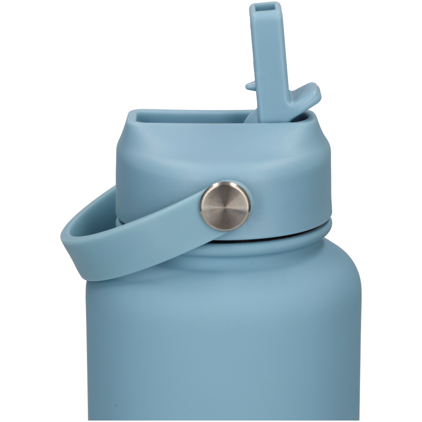 Thermos waterfles 1 liter - Isolerende Waterfles met Draaibare Drinktuit - Sky Blue