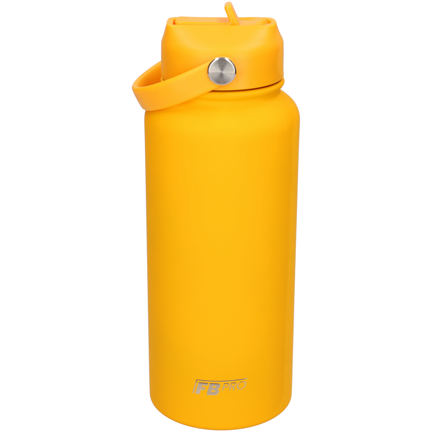 Thermos waterfles 1 liter - Isolerende Waterfles met Draaibare Drinktuit - Oranje - Orange