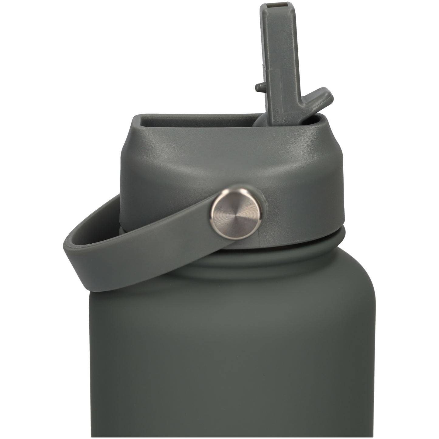Thermos waterfles 1 liter - Isolerende Waterfles met Draaibare Drinktuit - Grey - Grijs