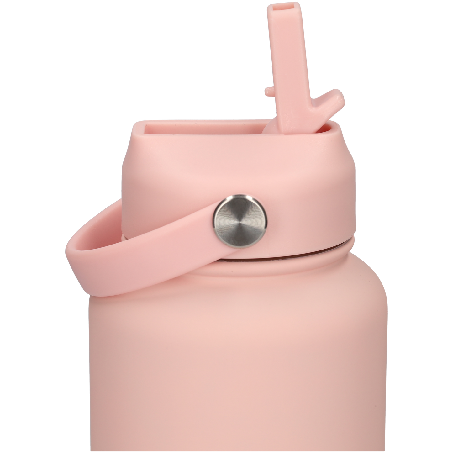 Thermos waterfles 1 liter - Isolerende Waterfles met Draaibare Drinktuit - Pink - 1 liter inhoud - Licht Roze