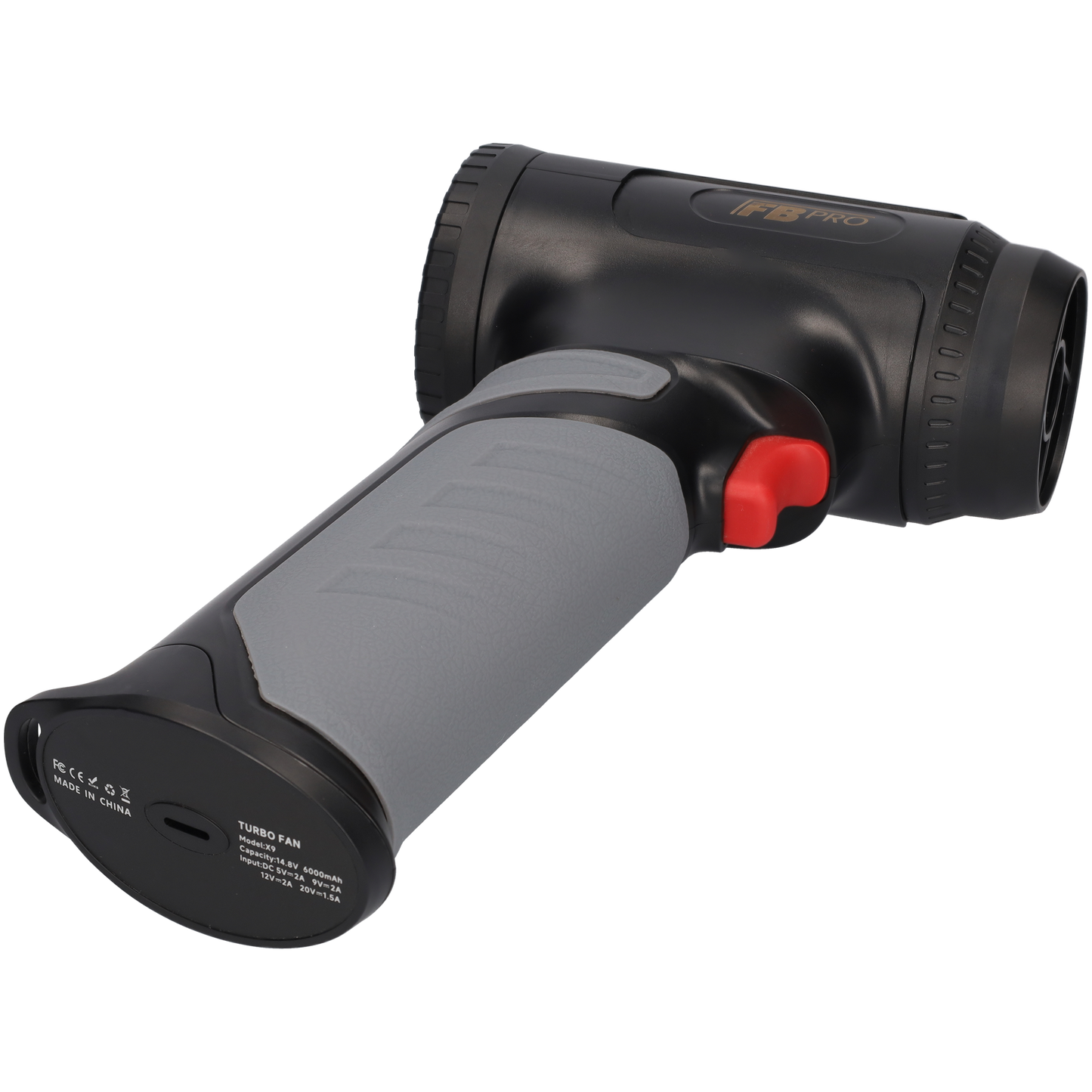 FBT1080 - Turbo jet fan - Air Duster - Luchtblazer - Met kabel - Zwart