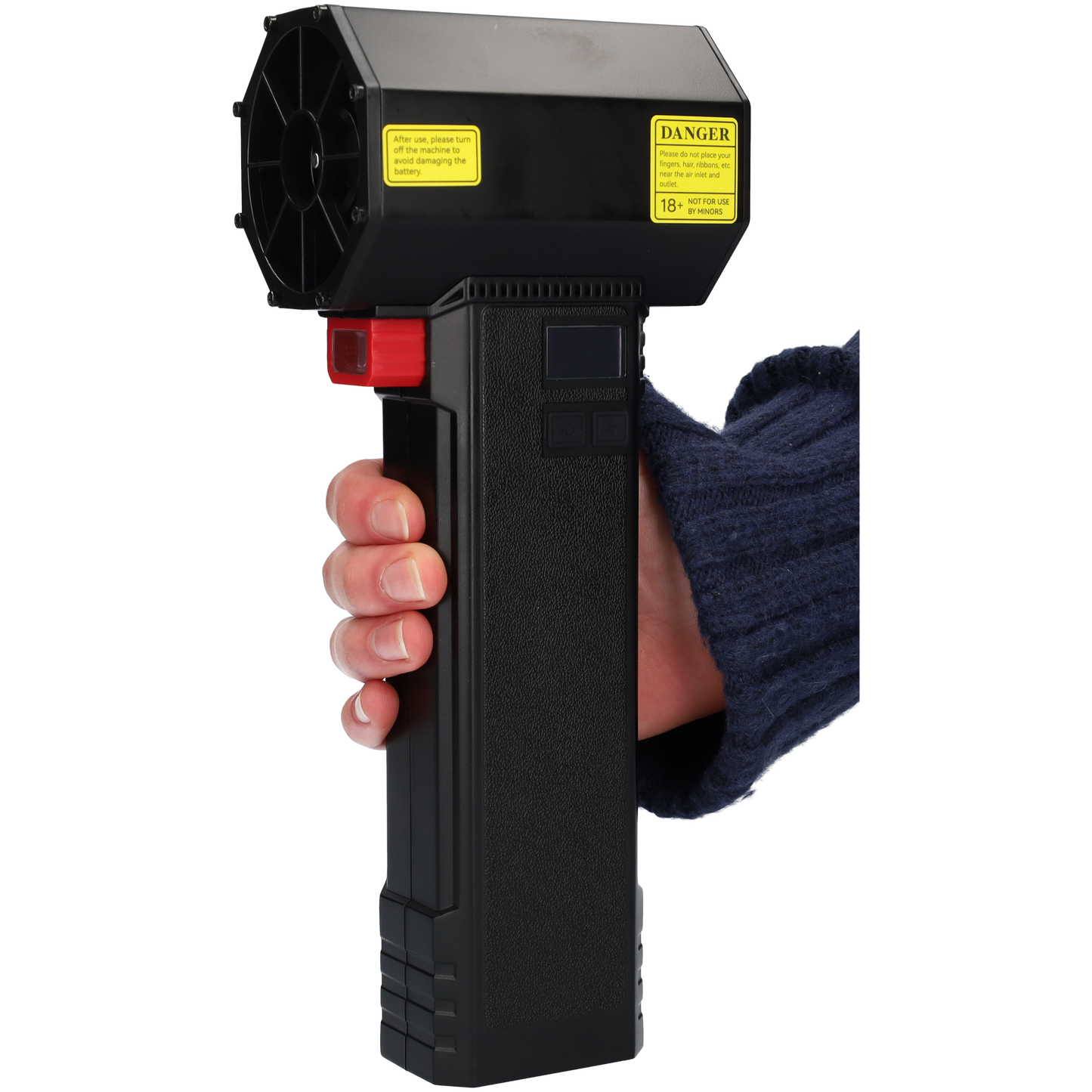 FBT1220 - Super sterke luchtblazer - Turbo fan - Luchtpistool, stofblazer, bladblazer - Zwart
