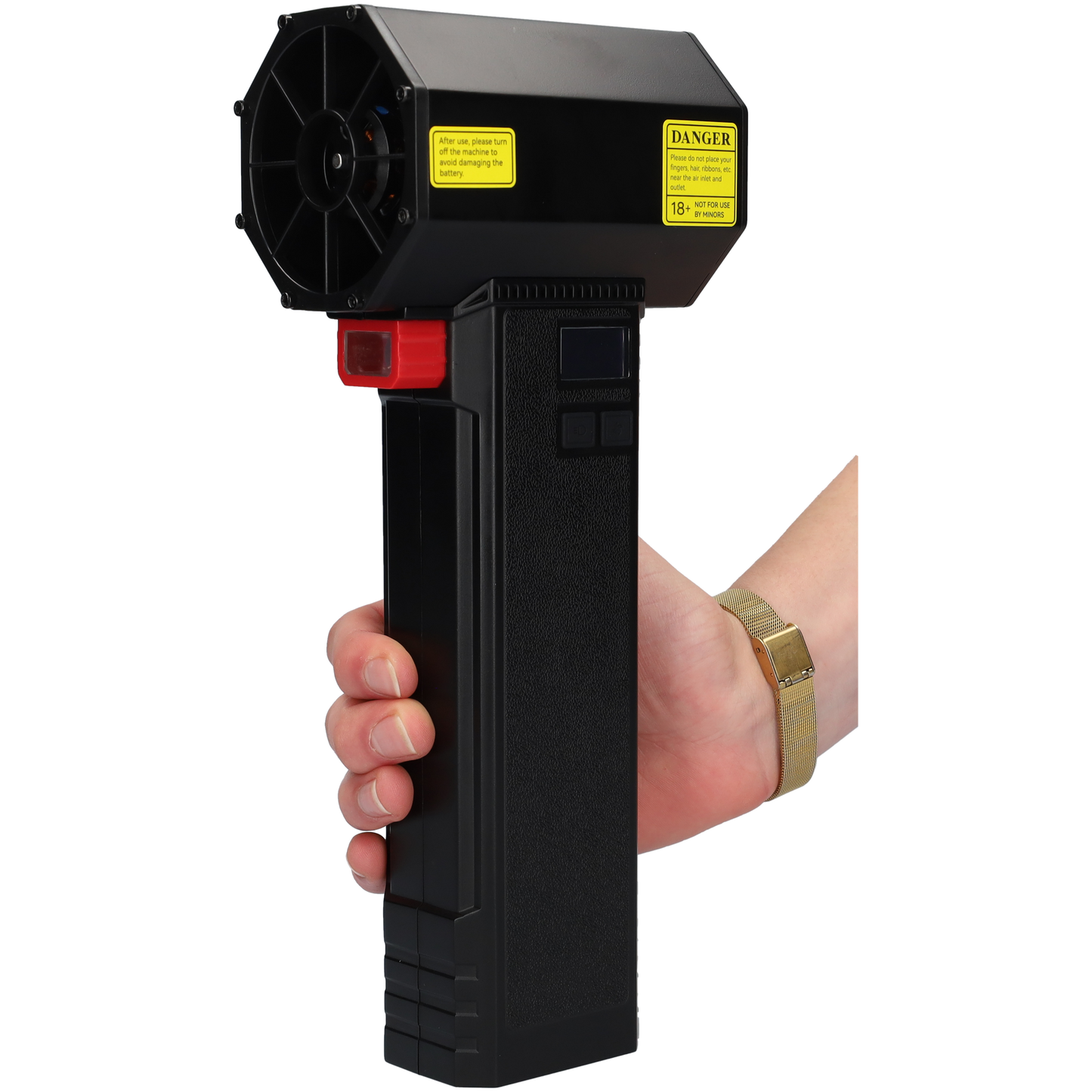 FBT1220 - Super sterke luchtblazer - Turbo fan - Luchtpistool, stofblazer, bladblazer - Zwart