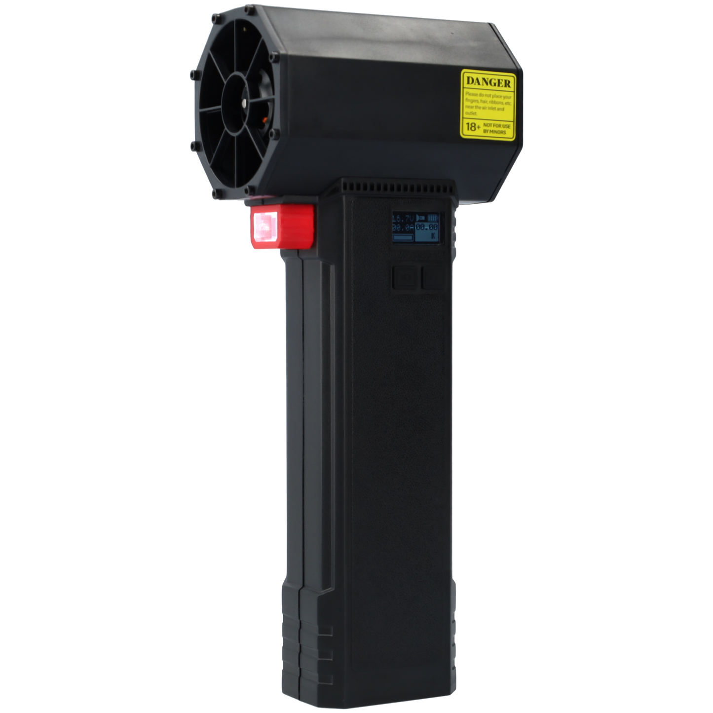 FBT1220 - Super sterke luchtblazer - Turbo fan - Luchtpistool, stofblazer, bladblazer - Zwart