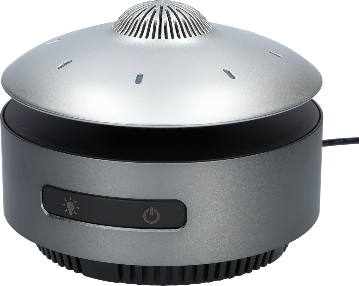 UFO BlueTooth speaker die écht zweeft door magneten! - Draadloos - Zilver en Donkergrijs