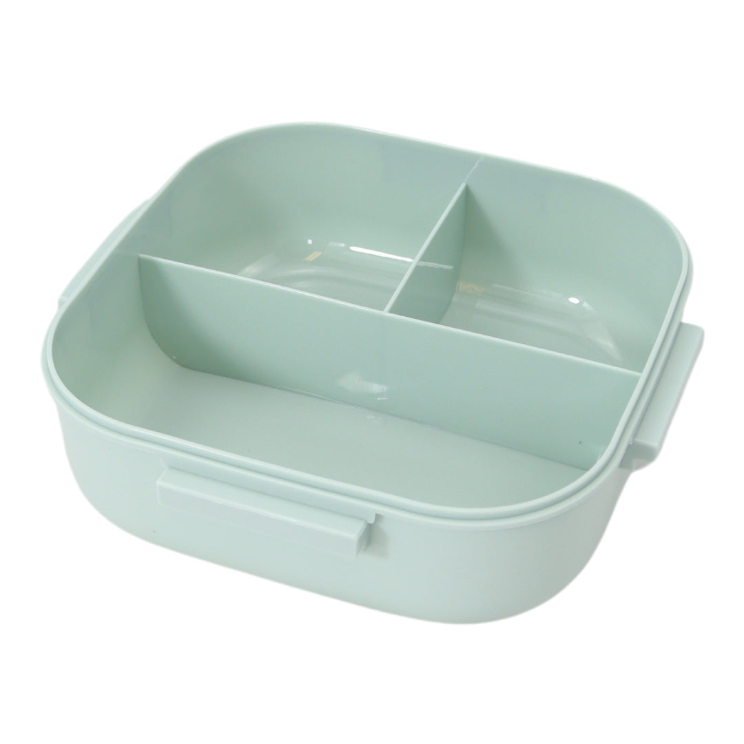 Vierkante Lunchbox met Servies - Groene Bentobox - 900ml
