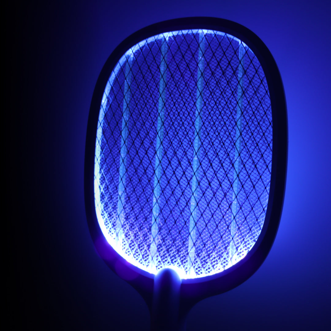 FB991 - Elektrische Vliegenmepper - UV Lamp als Muggenvanger - Oplaadbaar - Wit
