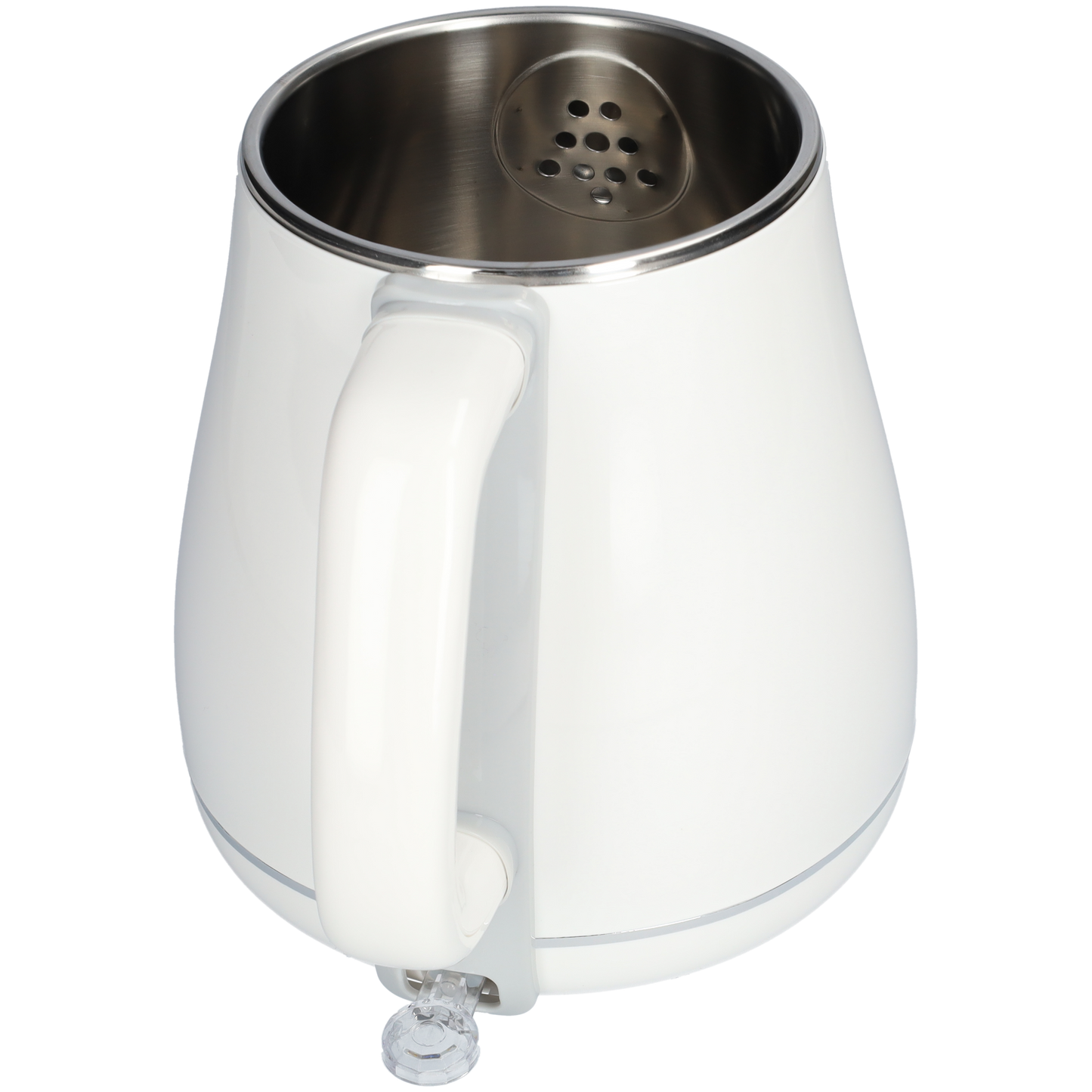 Witte RVS waterkoker - Dubbelwandig - 1.8 liter - Wit