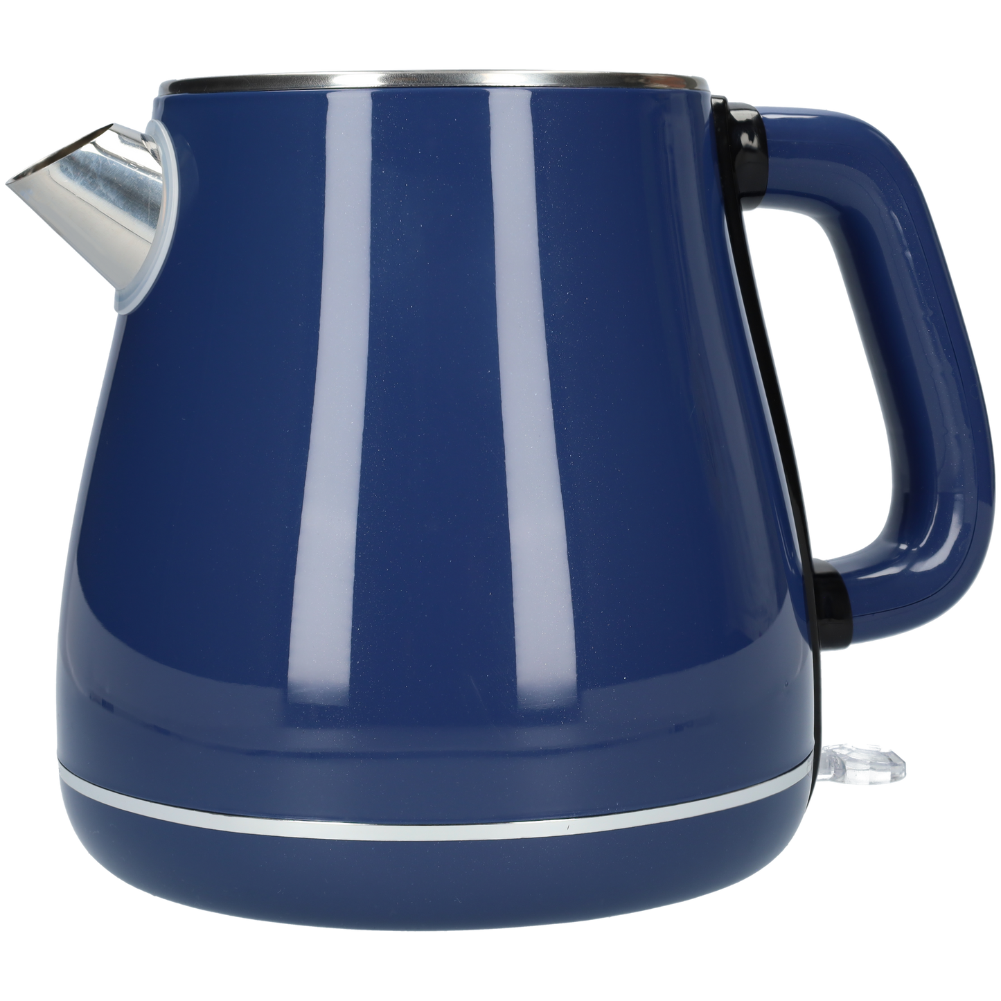 Blauwe RVS waterkoker - Dubbelwandige waterkoker voor in de keuken - 1.8 liter - Blauw