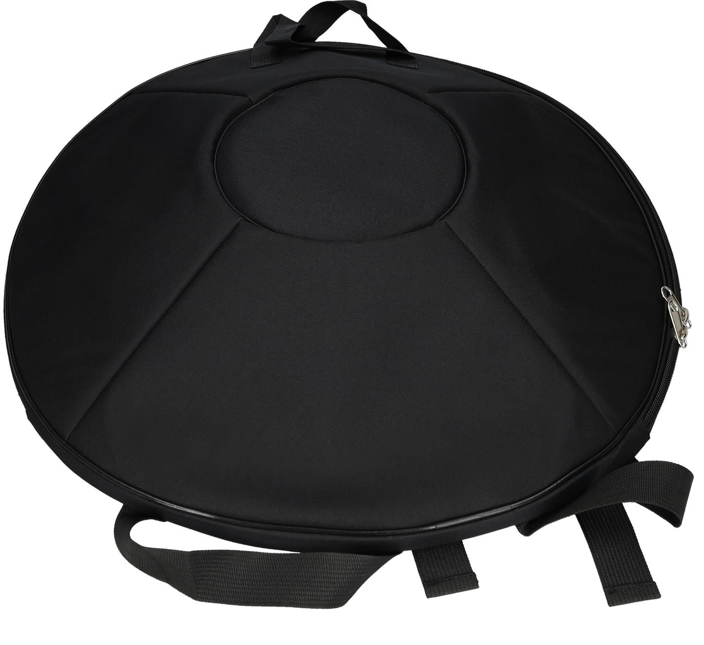 Handpan tas Draagtas - Grote, ronde klankschaal rugzak - Zwart