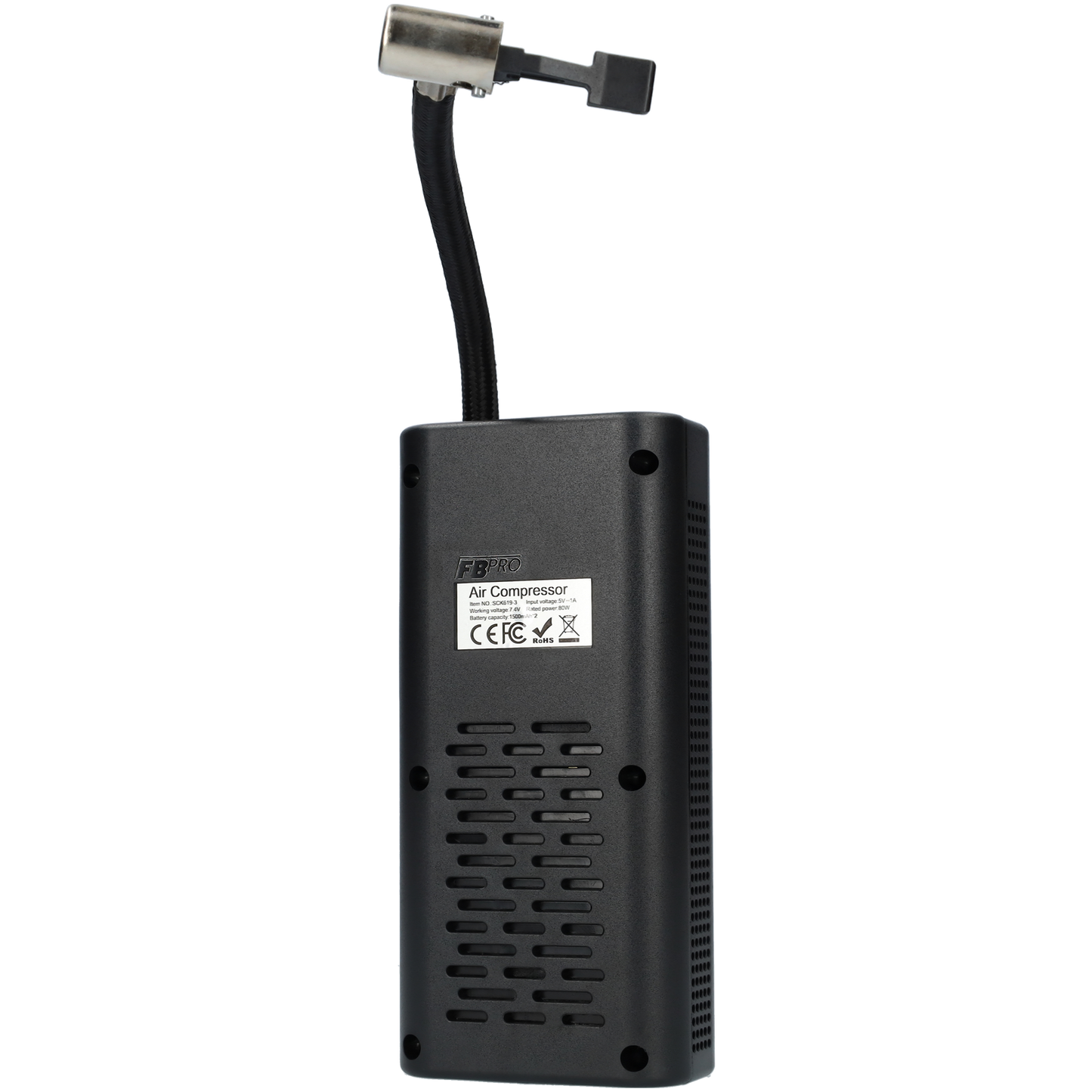 Luchtcompressor - Draagbare compressor - 12V - Zwart
