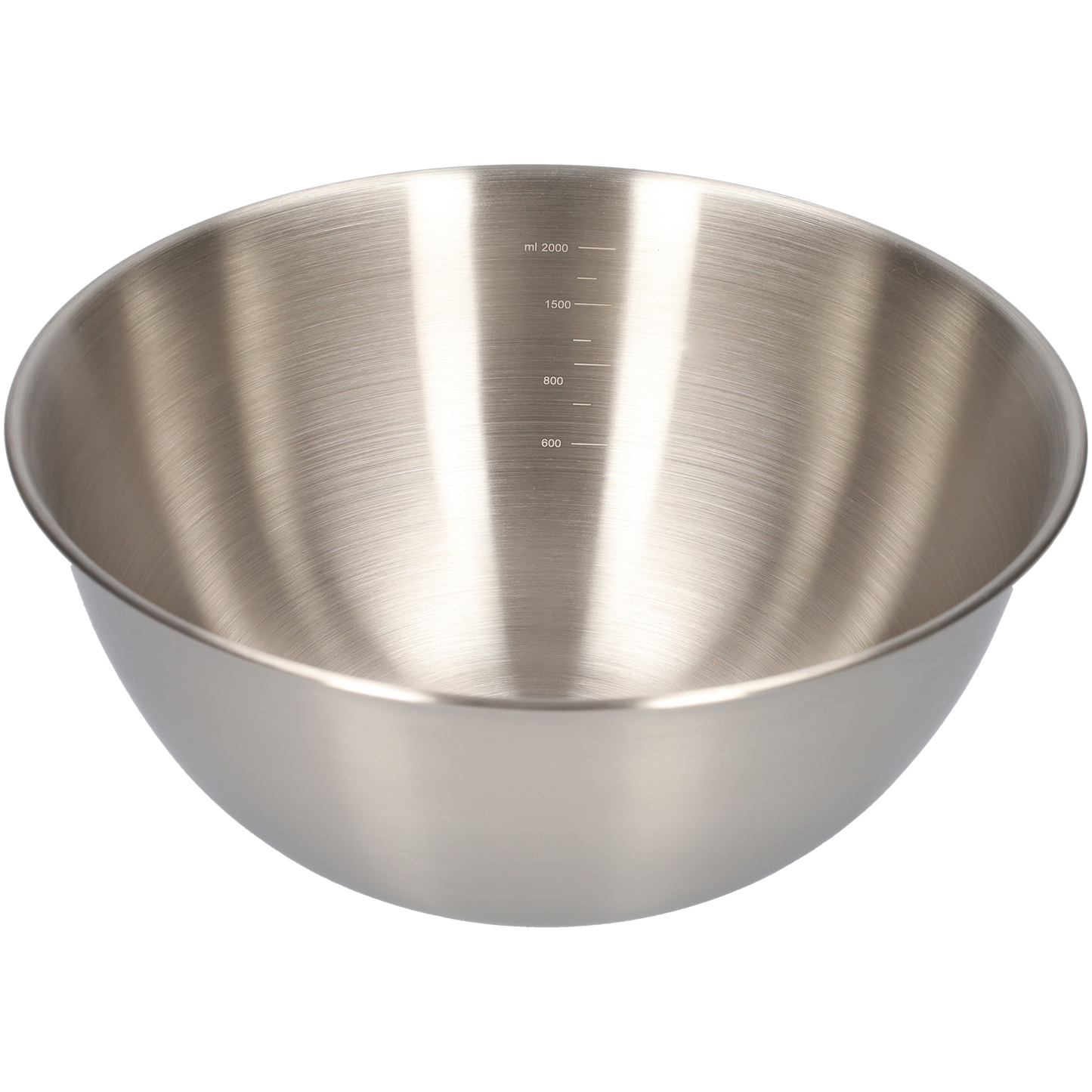 Beslagkom - Mengkom - Saladekom - Set 5 Delig - Zilver - RVS