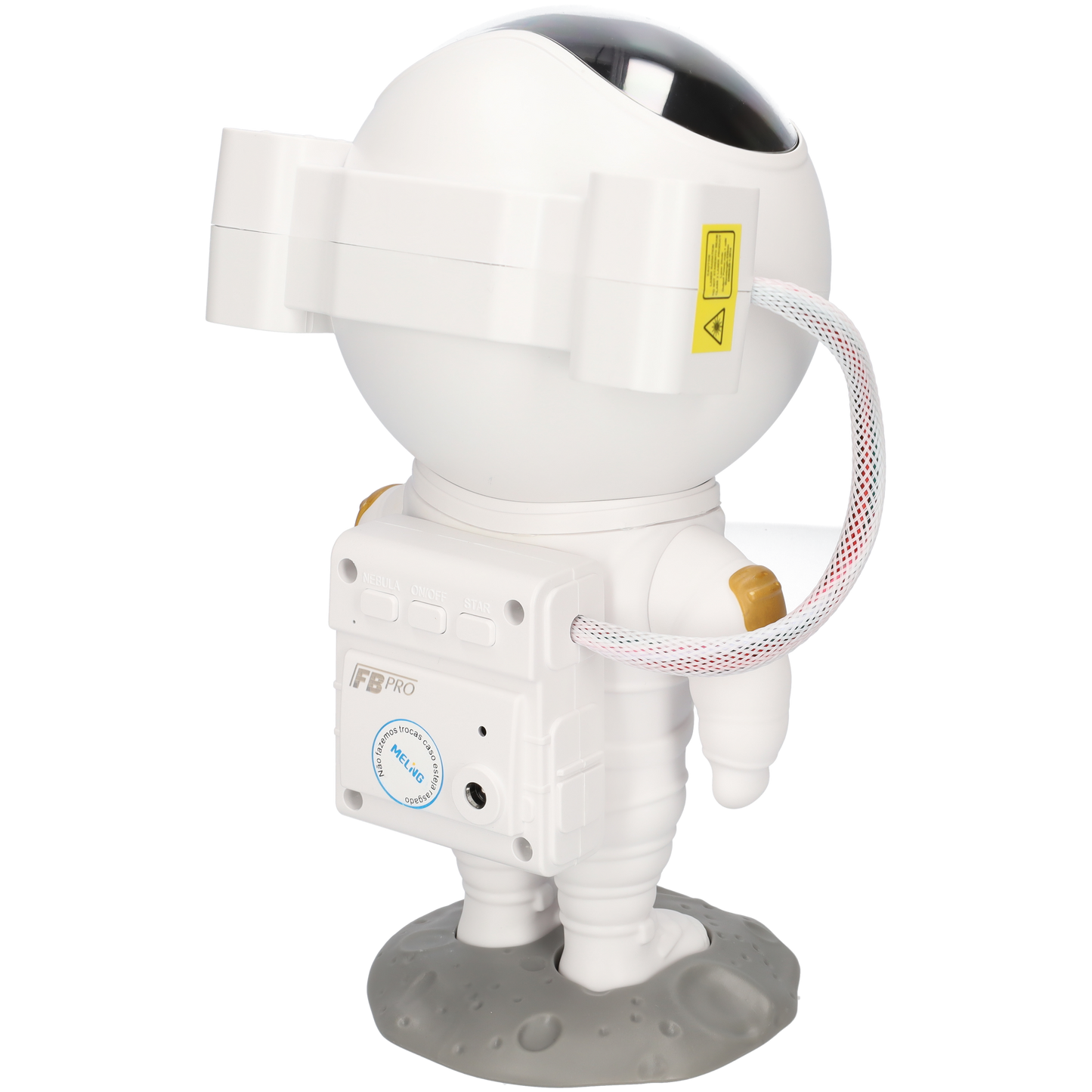 Sterren projector - Astronaut beamer - Beamer voor een mooie Sterrenhemel - Krachtige LED lamp - Verstelbaar - Compact formaat - Wit