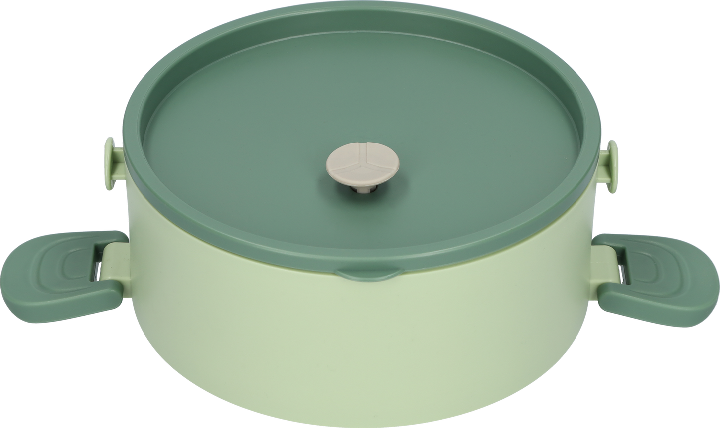 Lunchbox - 2-in-1 - Vershouddoos - RVS vershoudbakjes - Groen