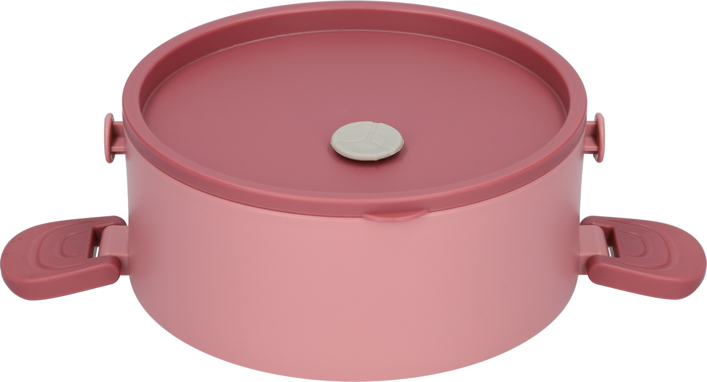 Lunchbox - 3-in-1 - Vershouddoos - RVS vershoudbakjes - Rood