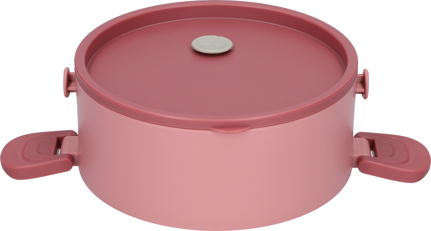 Lunchbox - 3-in-1 - Vershouddoos - RVS vershoudbakjes - Rood