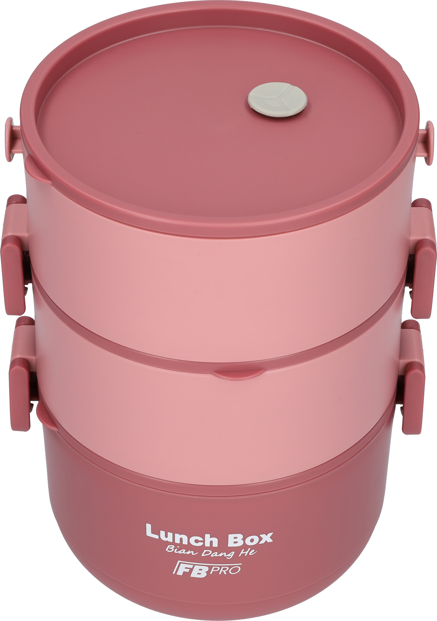 Lunchbox - 3-in-1 - Vershouddoos - RVS vershoudbakjes - Rood
