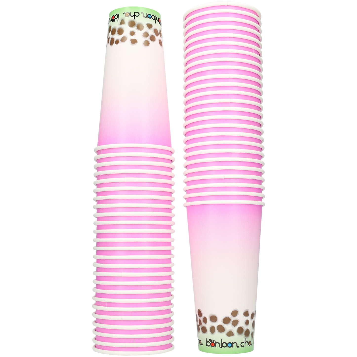 Bekers karton - Kartonnen mega bekers - Set van 50 bekers 600 ml