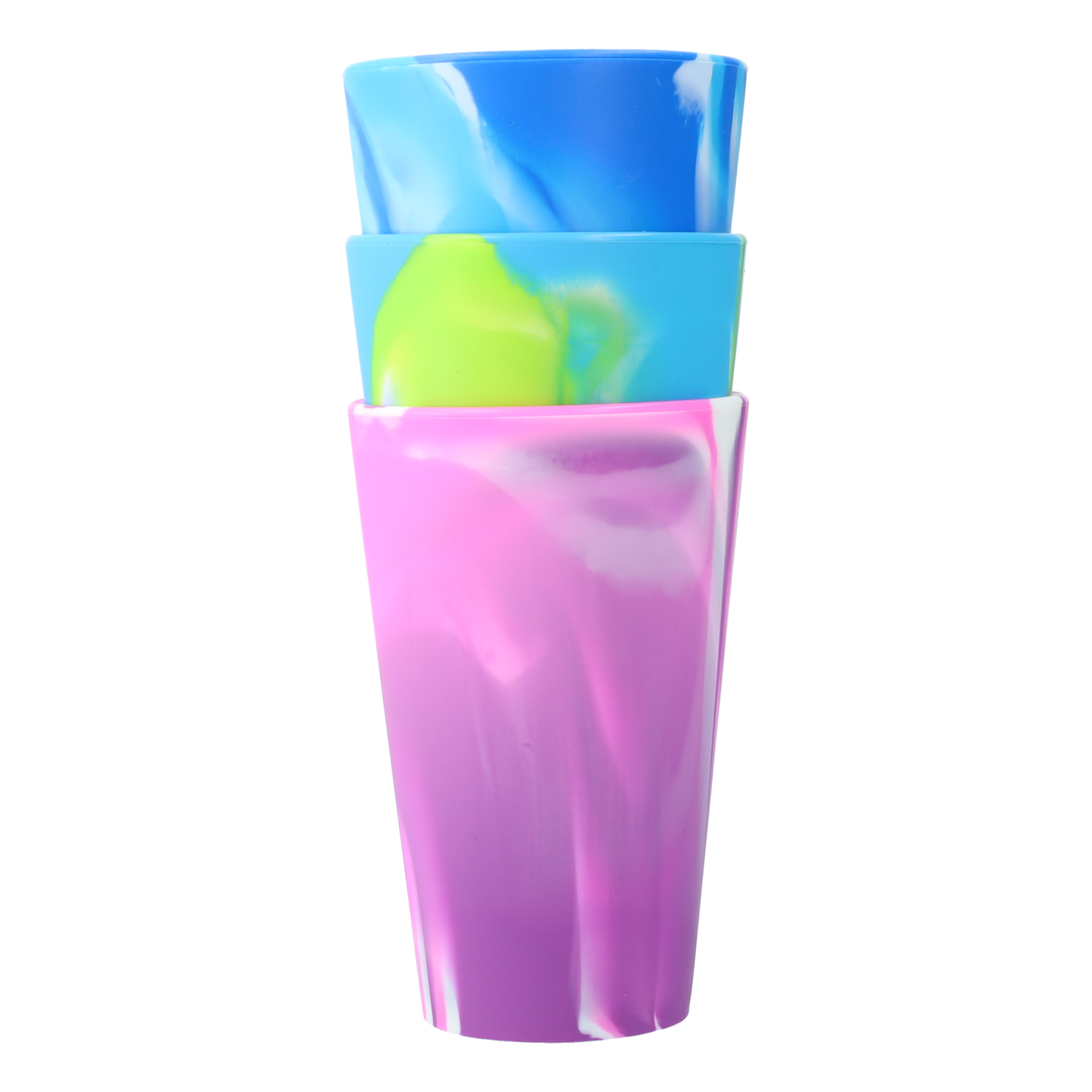 Bekers voor kinderen - Drinkbekers, kinderbekers - Siliconen glazen, buigbare bekers - 400 ml