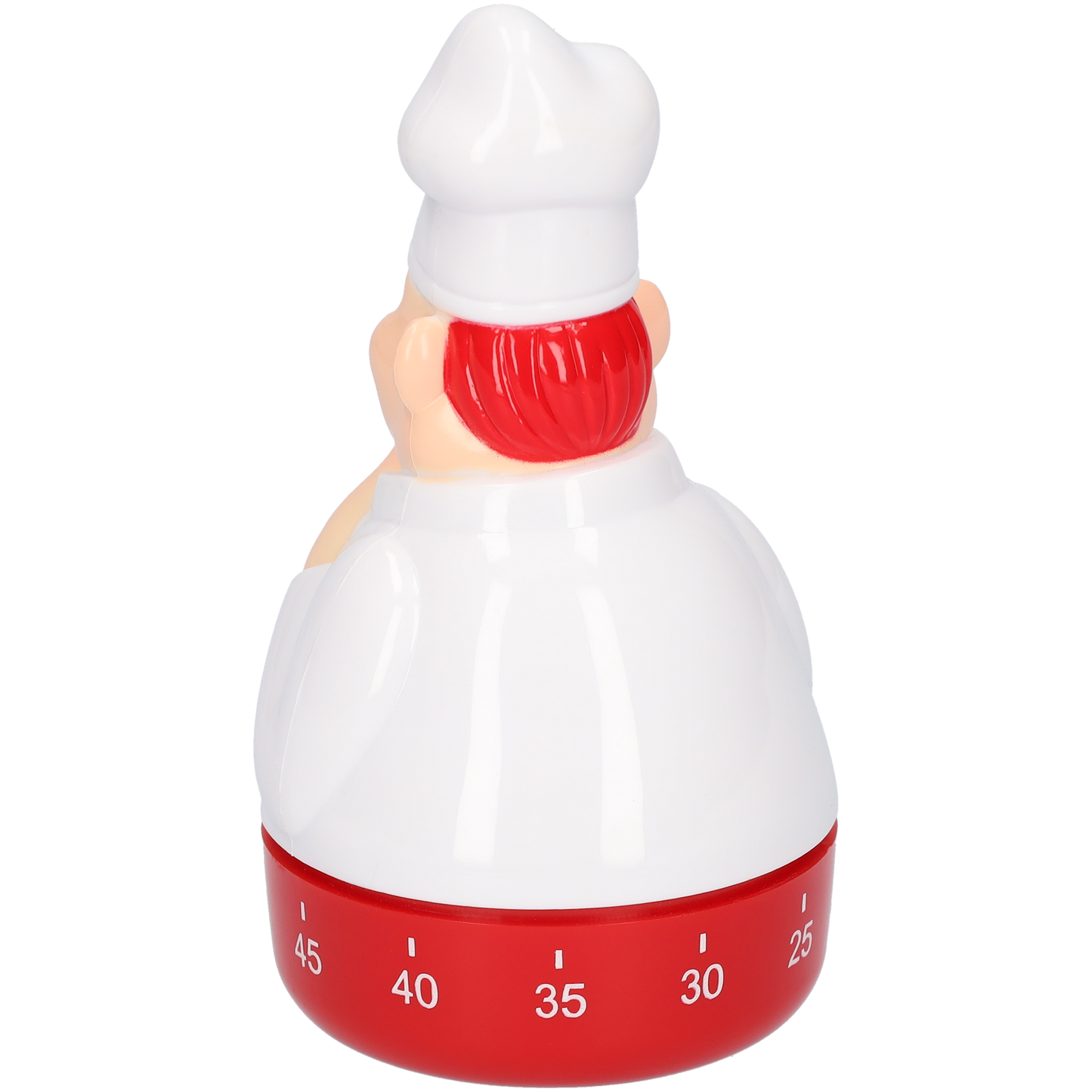 Chef Kookwekker - Keuken - Wekker - Wit - Rood
