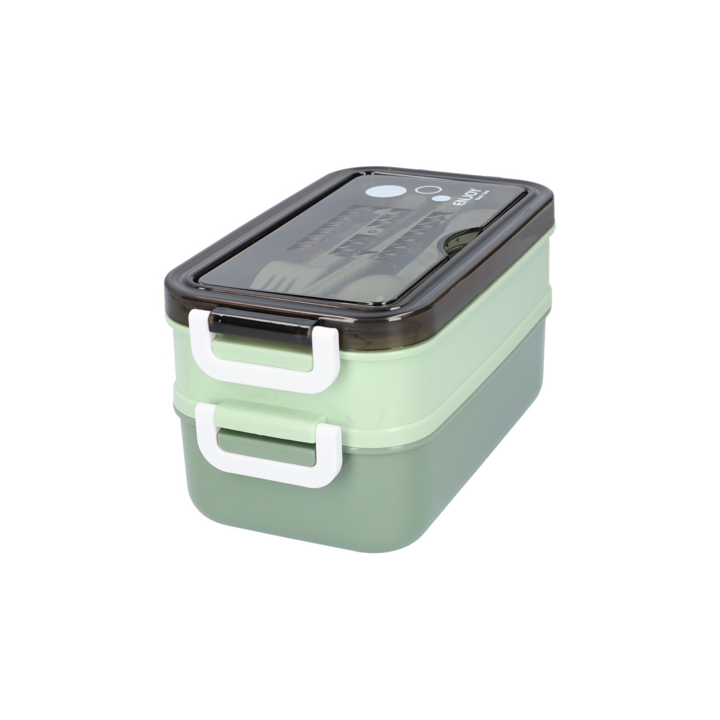 Lunchbox met soepkom Groen - Luxe bentobox - luchtdicht en lekvrij - BPA vrij!