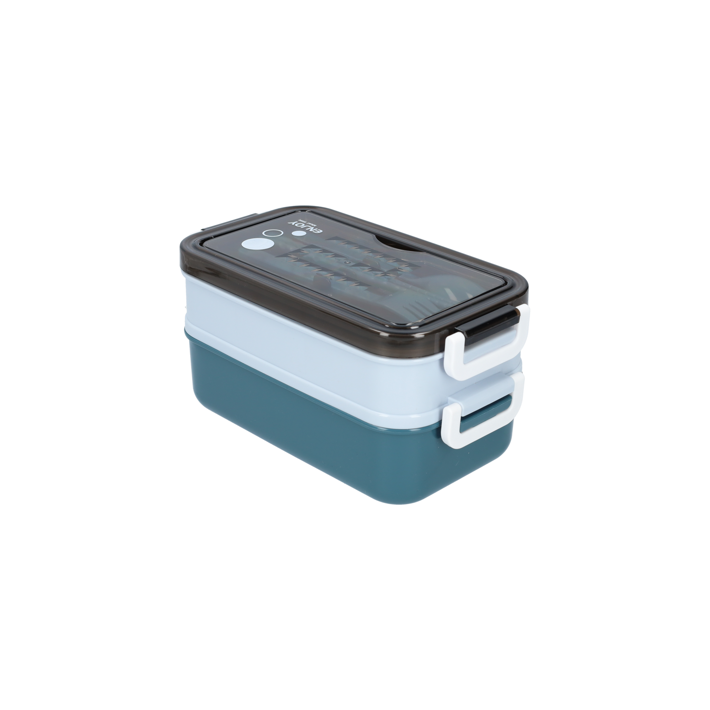 Lunchbox met soepkom Blauw - Luxe bentobox - luchtdicht en lekvrij - BPA vrij!