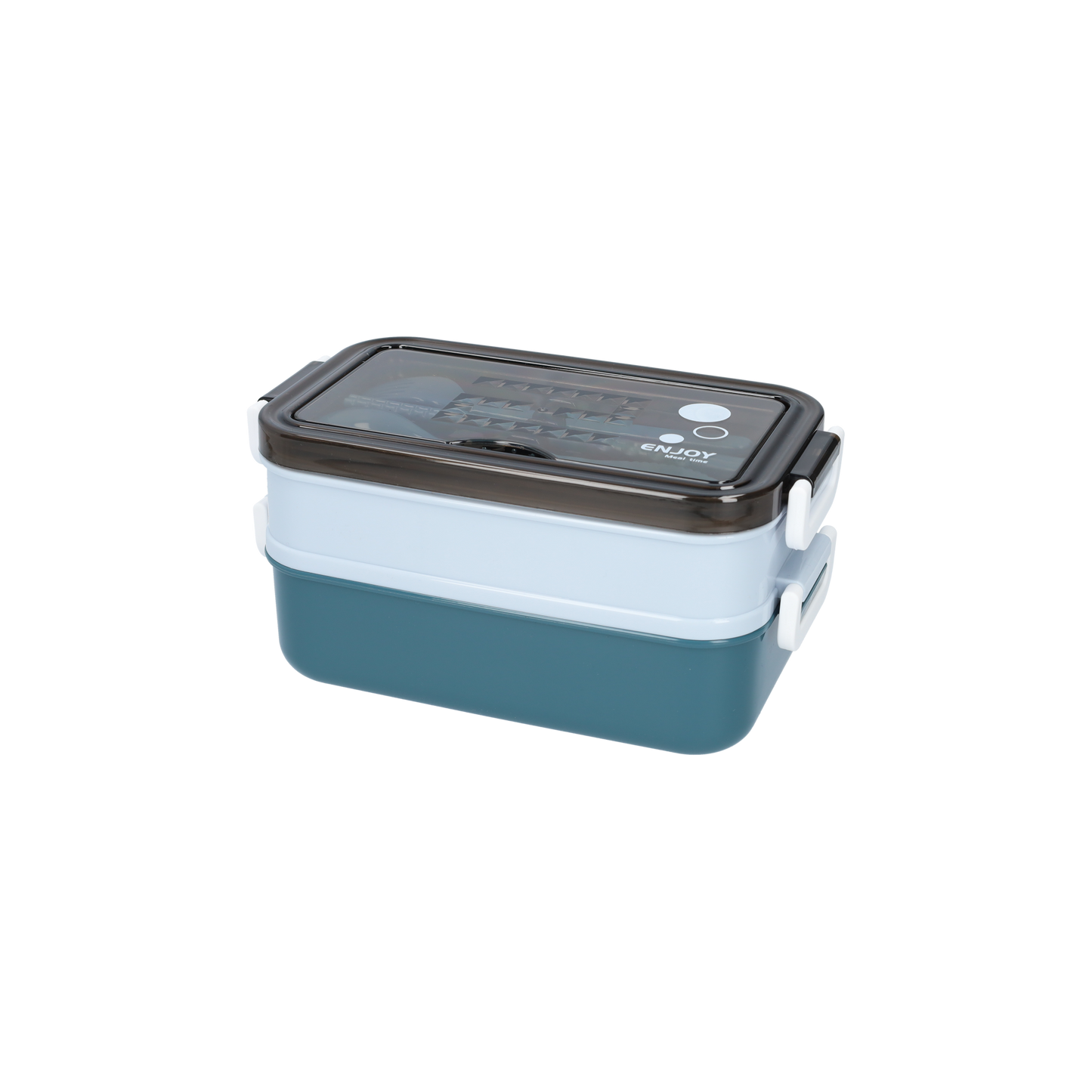 Lunchbox met soepkom Blauw - Luxe bentobox - luchtdicht en lekvrij - BPA vrij!