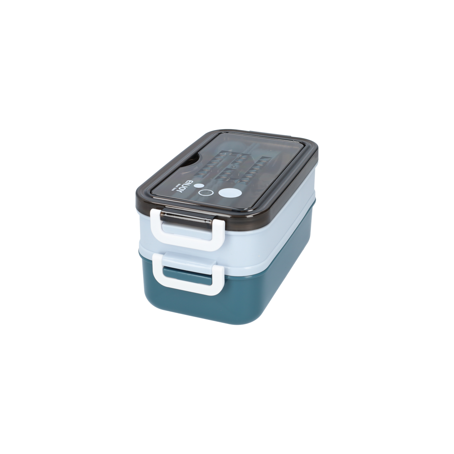Lunchbox met soepkom Blauw - Luxe bentobox - luchtdicht en lekvrij - BPA vrij!
