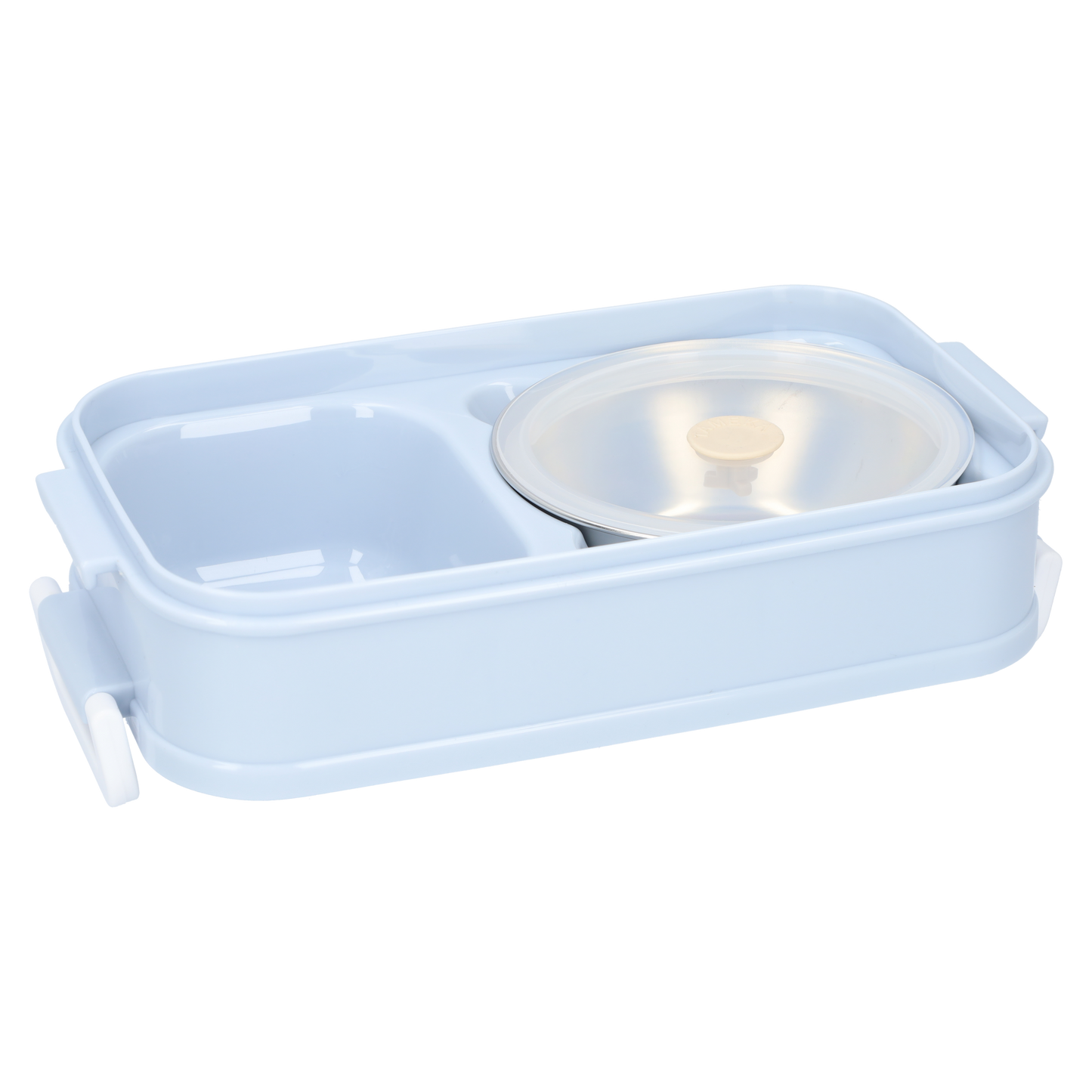 Lunchbox met soepkom Blauw - Luxe bentobox - luchtdicht en lekvrij - BPA vrij!