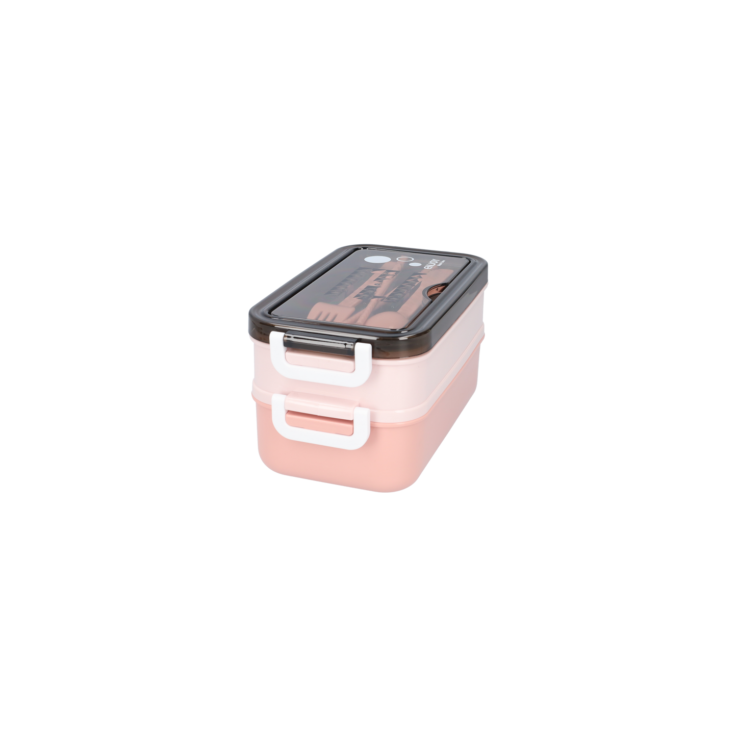 Lunchbox met soepkom Roze - Luxe bentobox - luchtdicht en lekvrij - BPA vrij!