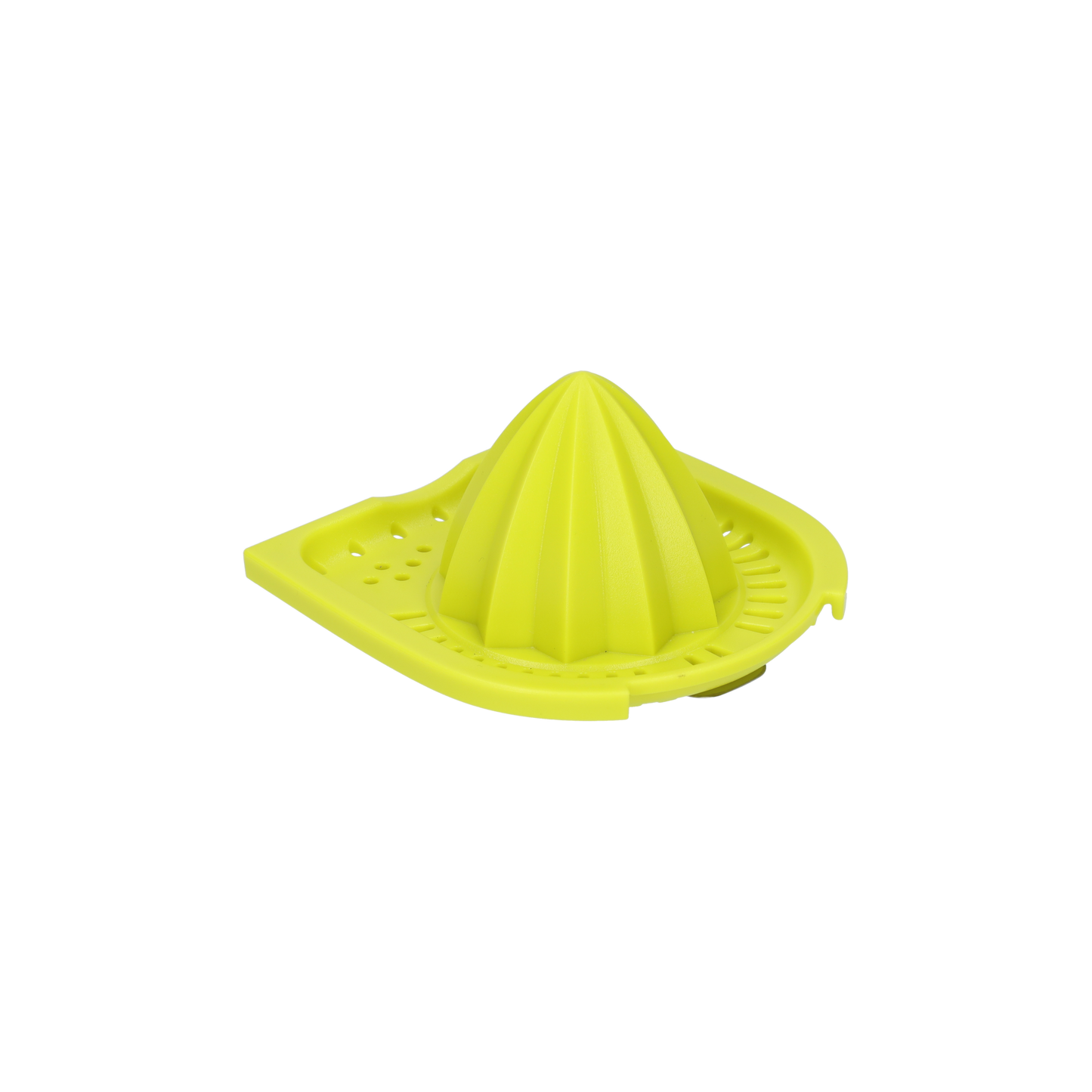 2-in-1 Citruspers en Rasp - Rasp met Opvangbak - Handmatige Citroenpers - Groen - Grijs