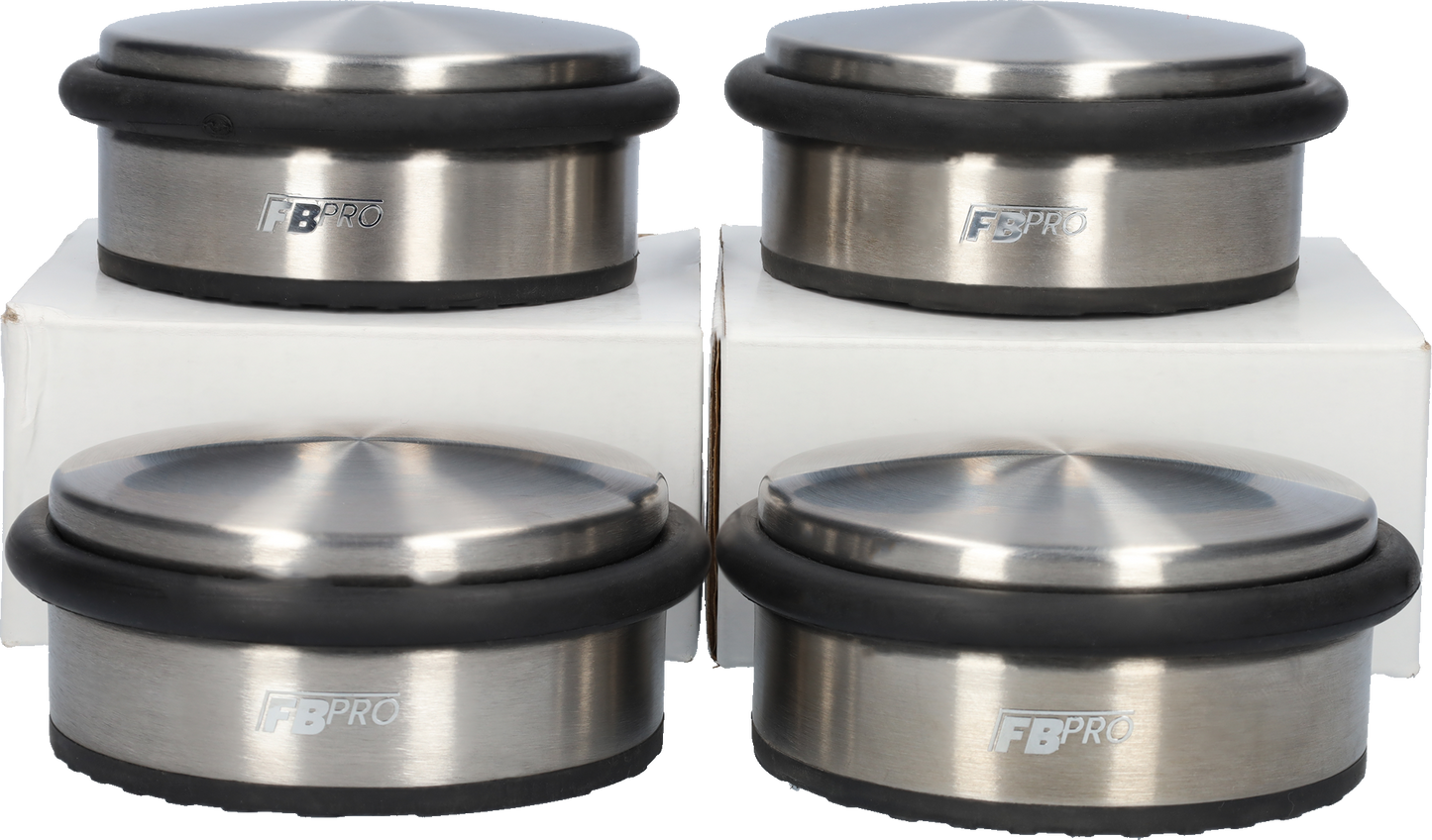 Deurstopper - Deurstop - Deurstoppers voor binnen en buiten - RVS en grip rubber