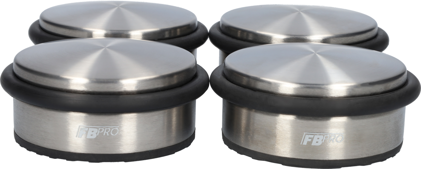 Deurstopper - Deurstop - Deurstoppers voor binnen en buiten - RVS en grip rubber