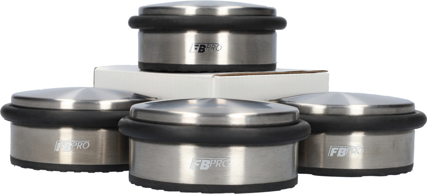 Deurstopper - Deurstop - Deurstoppers voor binnen en buiten - RVS en grip rubber