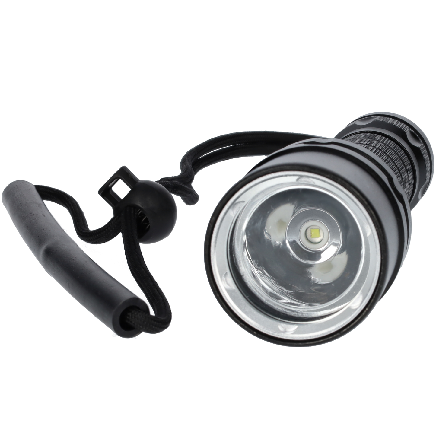 Duiklamp LED - Duiklamp oplaadbaar - Lamp - Onderwater zaklamp - 2000 lumen - Oplaadbaar - Waterdicht - Compact - Zwart