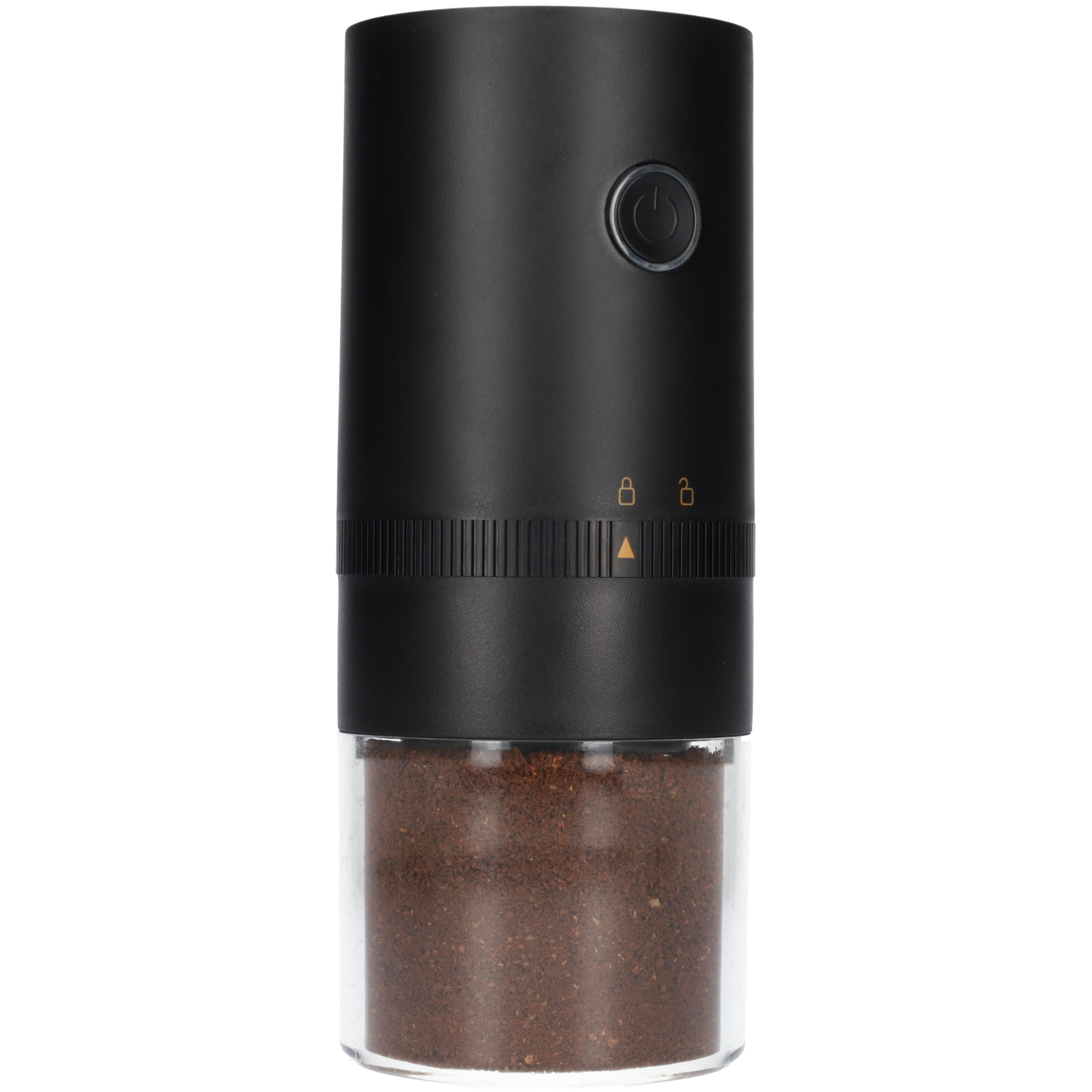 Zwarte elektrische koffiemolen - RVS - 13 Watt - Zwart